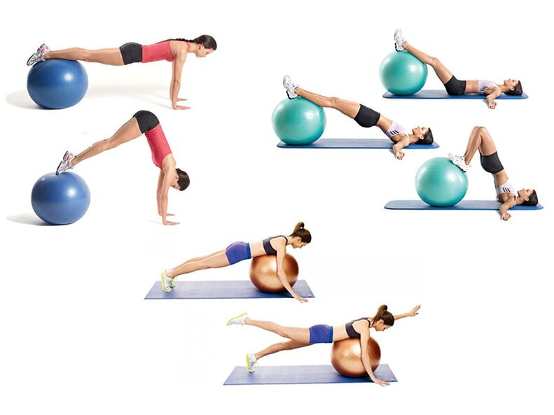 For the treatment of osteochondrosis of the spine, exercises from the exercise therapy complex are performed